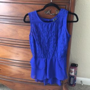 Blue size M blouse